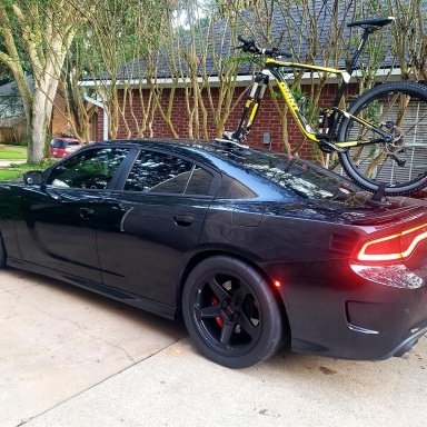 Dodge charger cheap bike rack